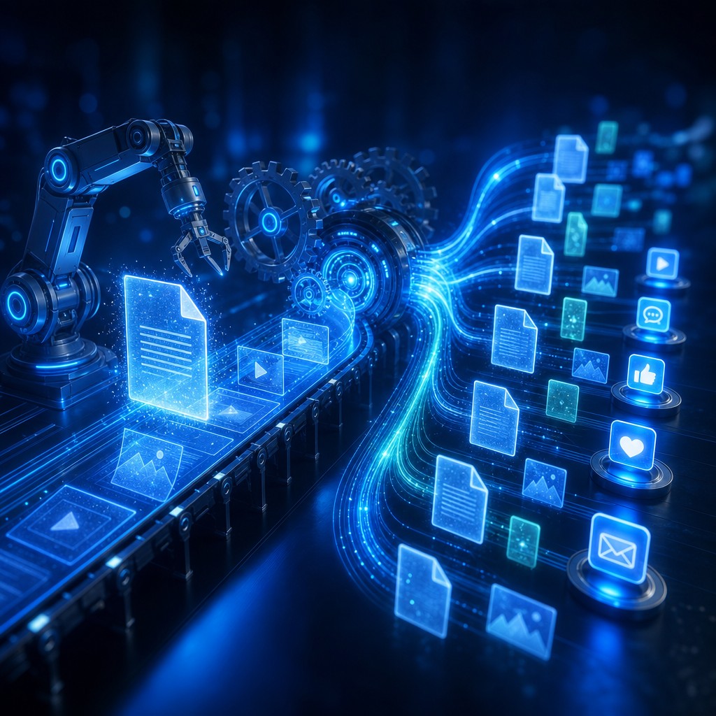 How AI Automates Repetitive Marketing Content Creation Tasks